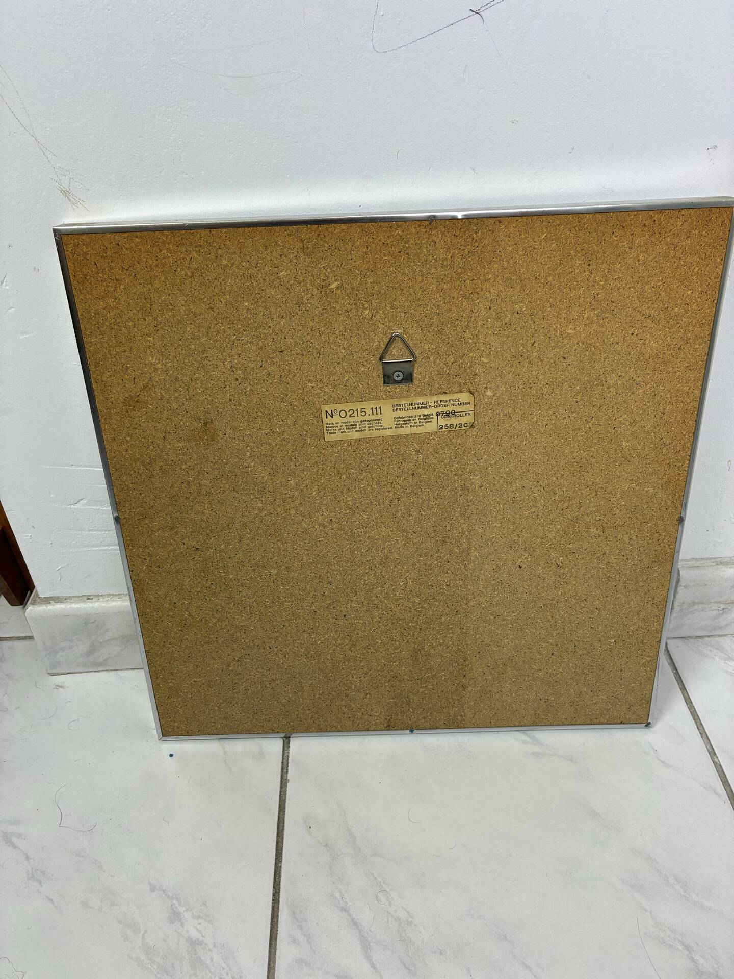 Vintage Op Art mirror by Deknudt