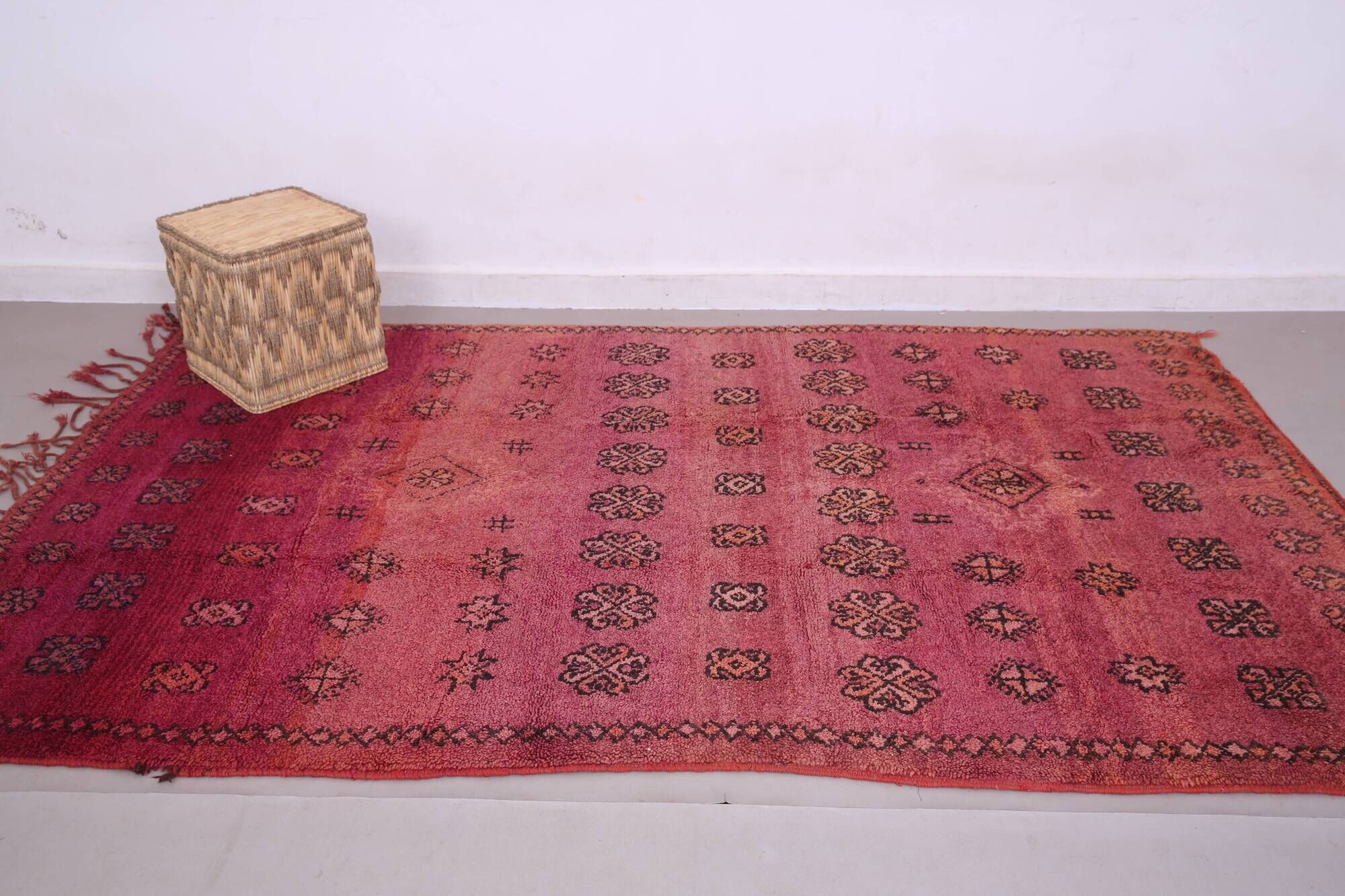 Vintage Moroccan Rug 171 x 275 cm - Berber Wool Rug - Handmade Rug Bohemian