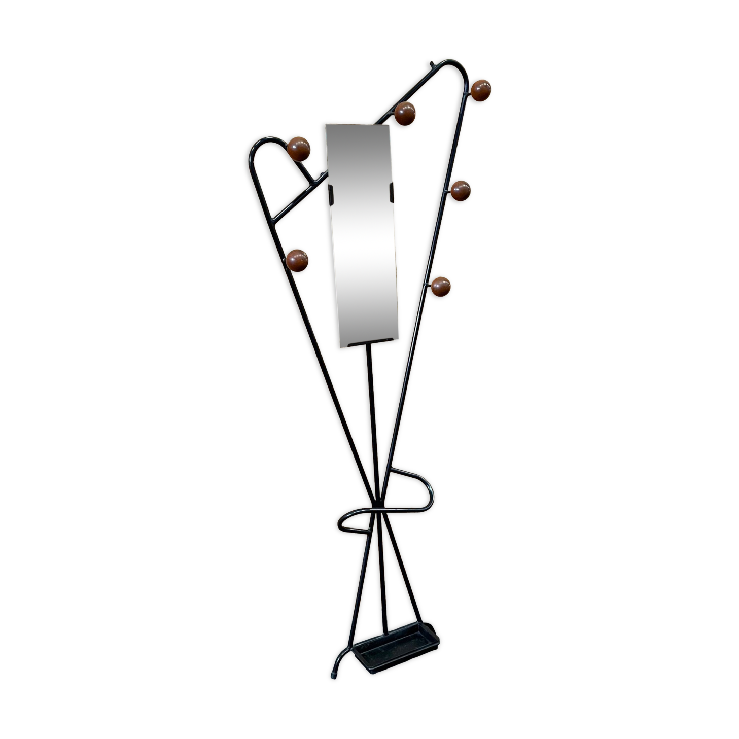 Wall coat rack 1950s