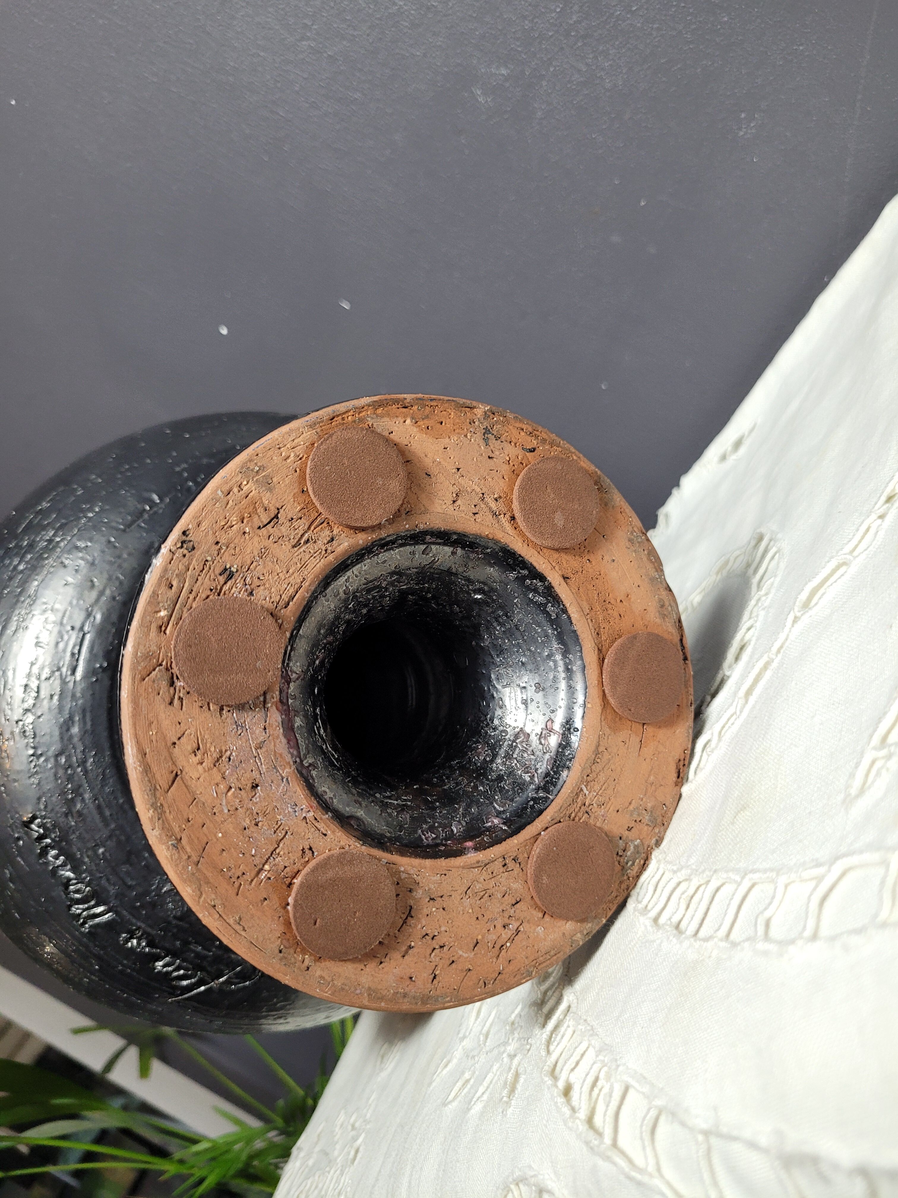 Jean Marais terracotta candlestick cup