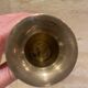 Mother-of-pearl and gilded brass candlestick