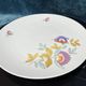 2 flat plates in white porcelain Seltmann Weiden, Bavaria, W. Germany