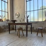 Oval farmhouse table 250cm pine
