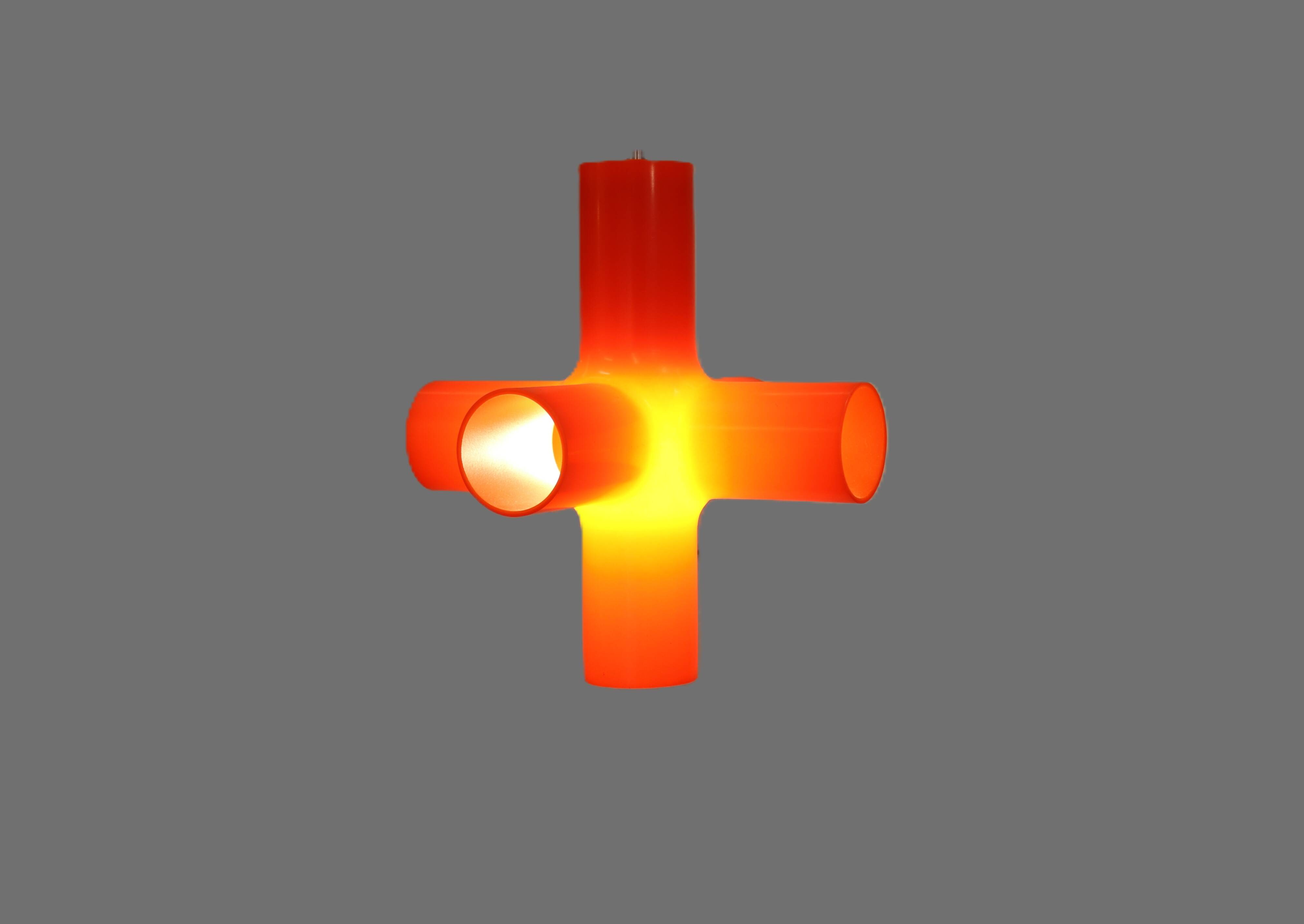 Suspension Jan Melis & Ben Oostrum pour Dark - Modèle « Crosslight » - Années 90, Pays-Bas