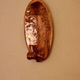 Paire d'appliques murales suédoises en cuivre du milieu du siècle