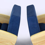 Mid-century r-360 ash armchairs by Janusz Różański, 1960s, Set of 2