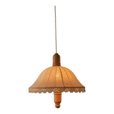 Pendentif en bois et textile de Suède