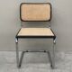 Ensemble de 4 chaises noires Cesca Breuer B32