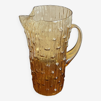 Large amber pitcher