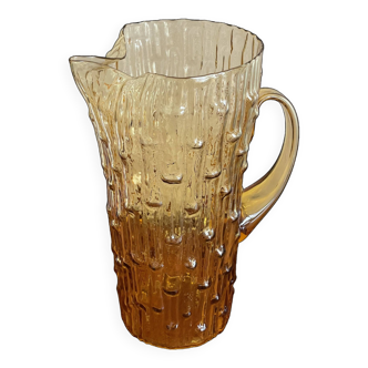 Large amber pitcher