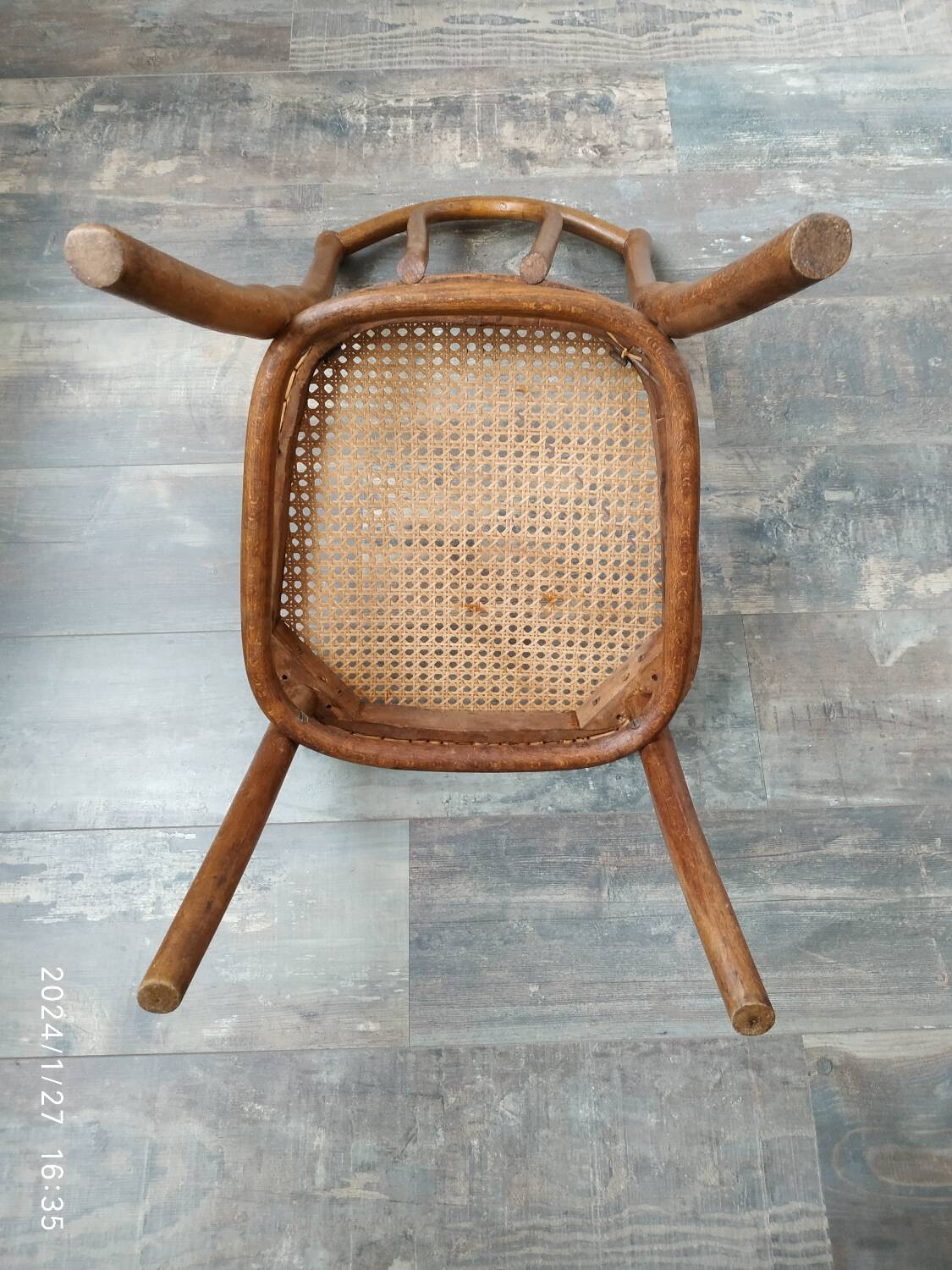 Chaise basse Thonet