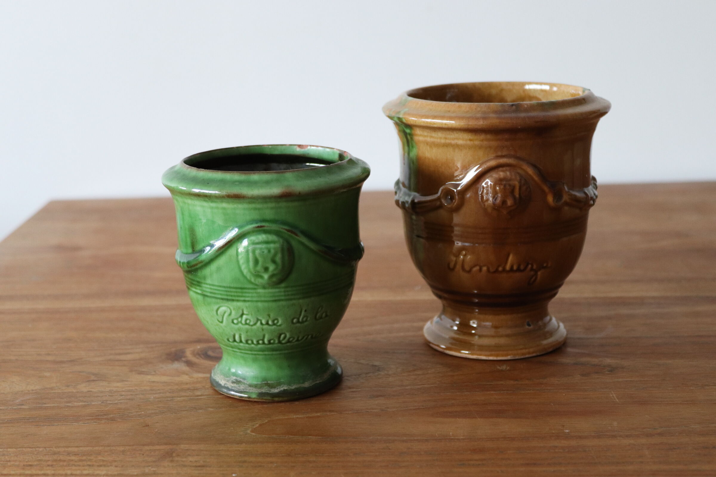 Duo of pots of anduze