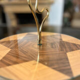 Straw marquetry tray