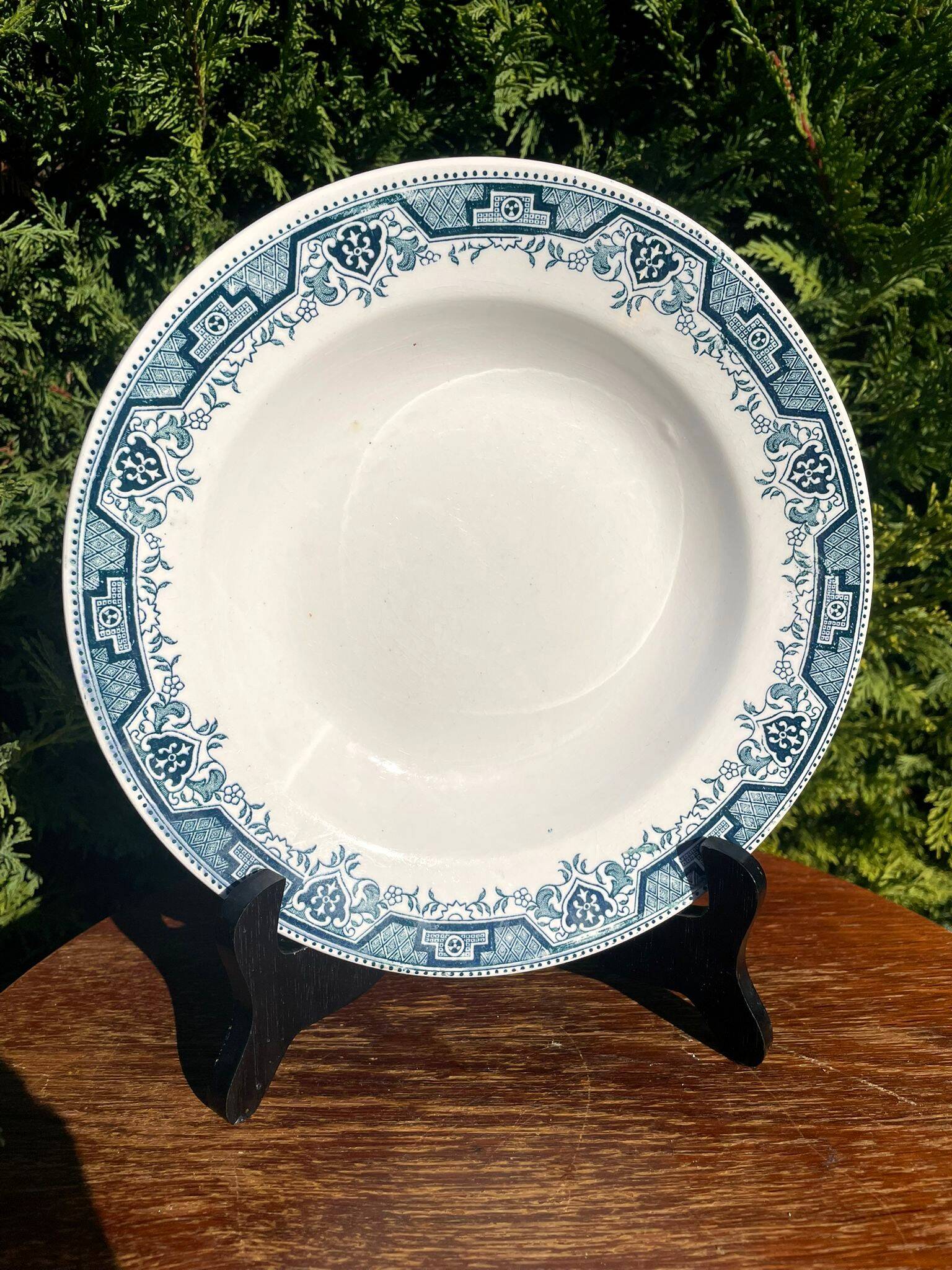 Lot of 6 ironstone plates (Morocco series)