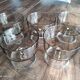 Lot de 5 coupes à champagne vintage Luminarc modèle Suède buvant en verre fumé