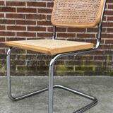 Set of 4 chairs model Cesca B32 designed by Marcel Breuer design