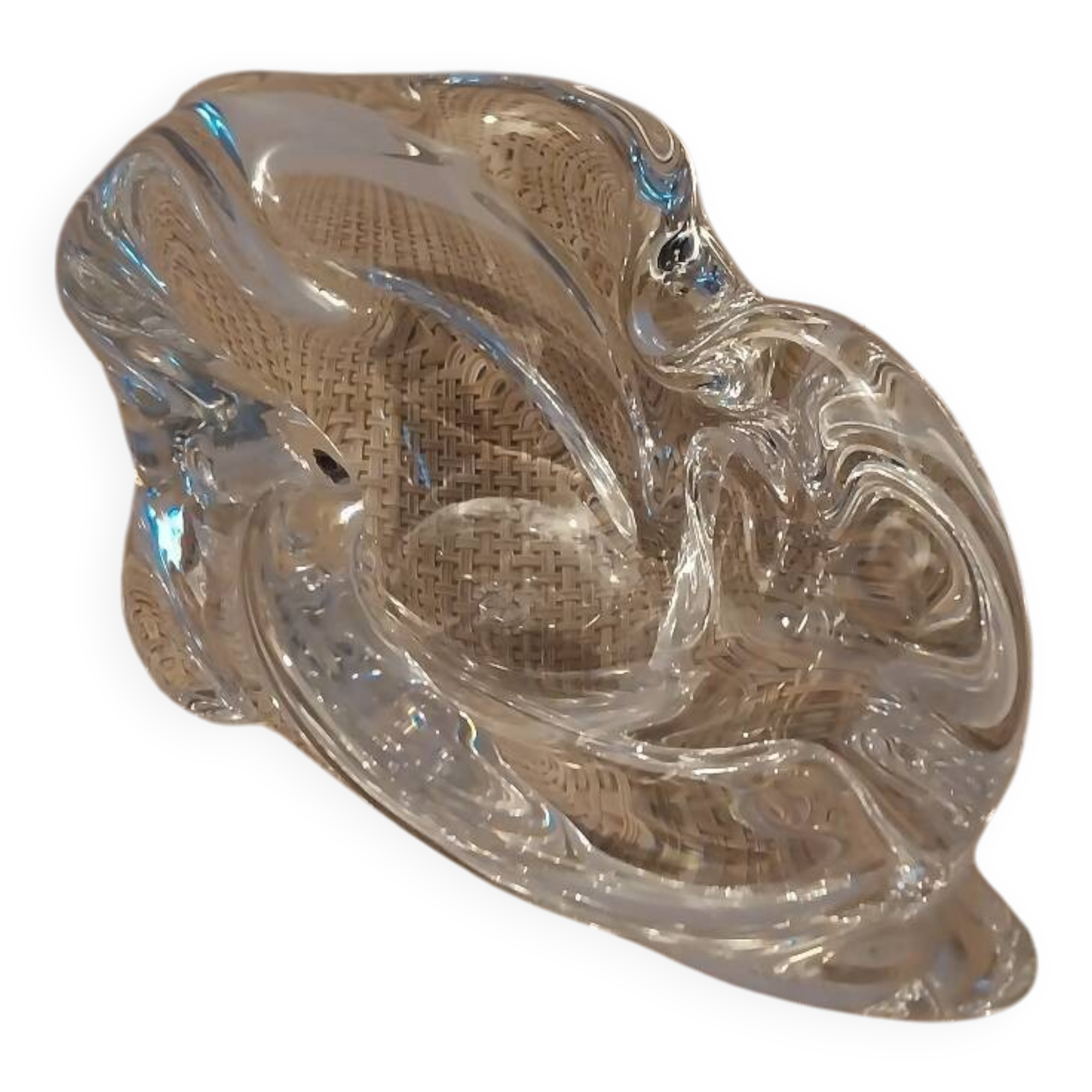 Crystal pocket emptier/ashtray