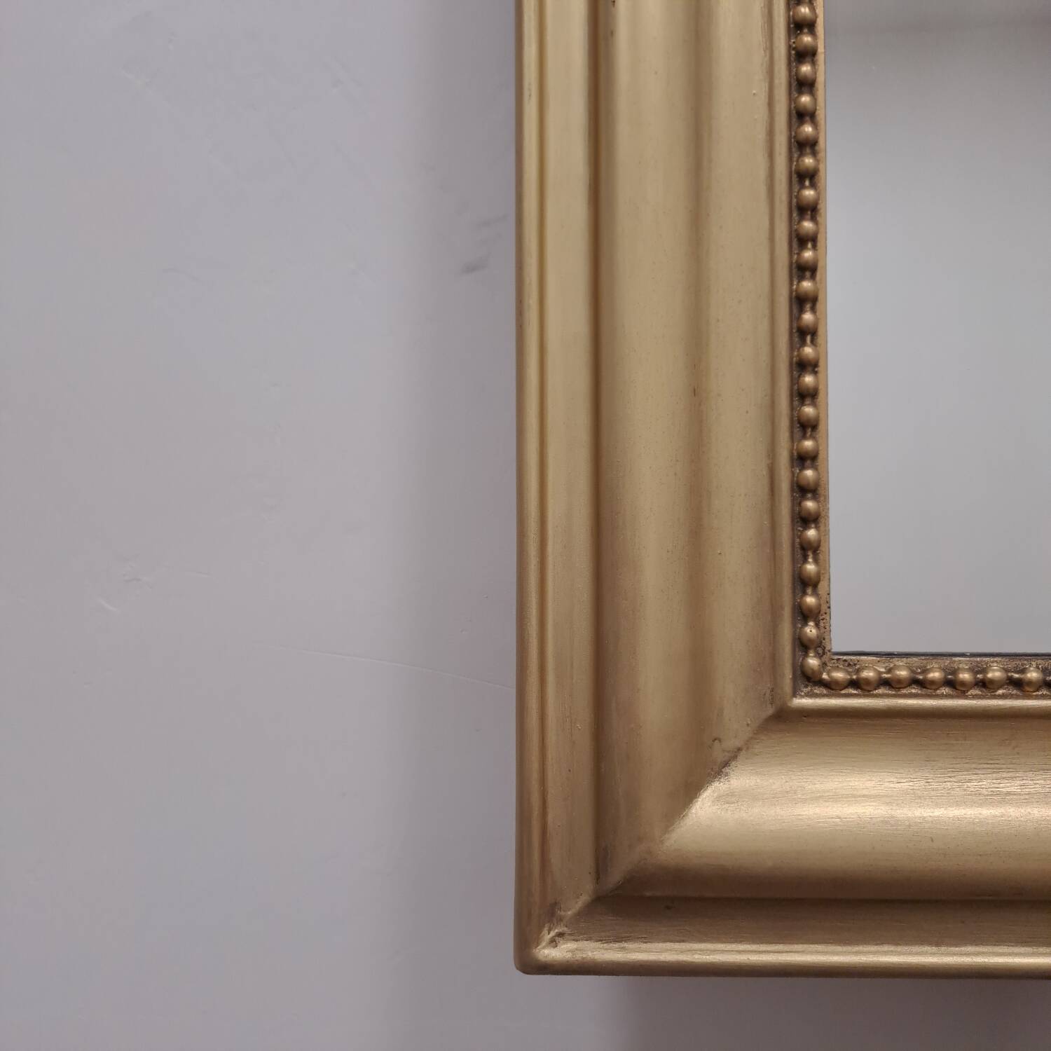 Louis Philippe mirror 105 x 77 cm old gilded
