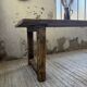 Table de ferme travail pin 1950 220cm