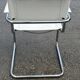 Set of 4 dining chairs in white, S34 Mart Stam/Marcel Breuer style Italy