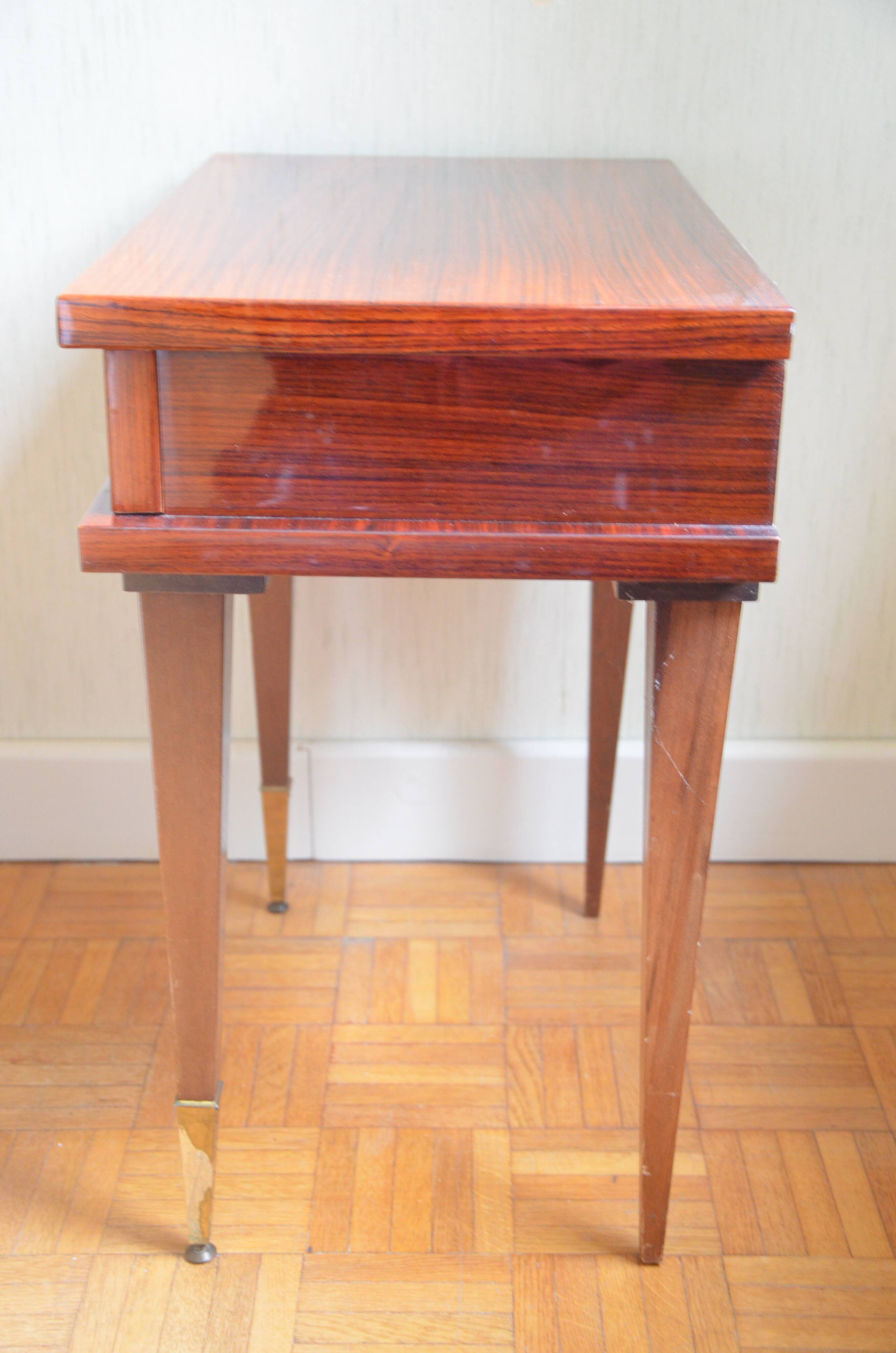 Lacquered wooden bedside
