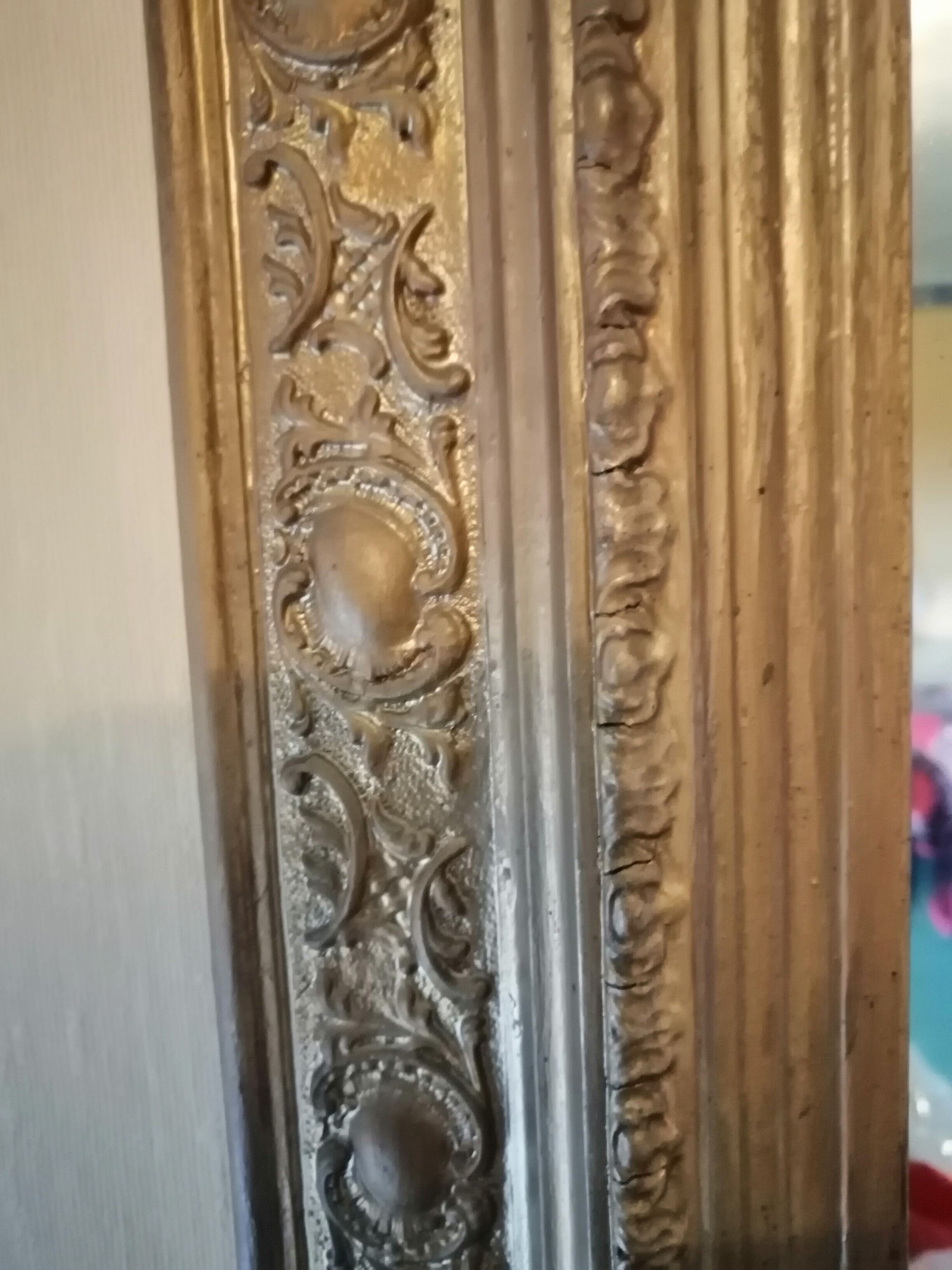 Old gilded mirror 75x124cm