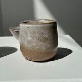 Meeting of three ceramic pieces: ice cup, small cup and small cup