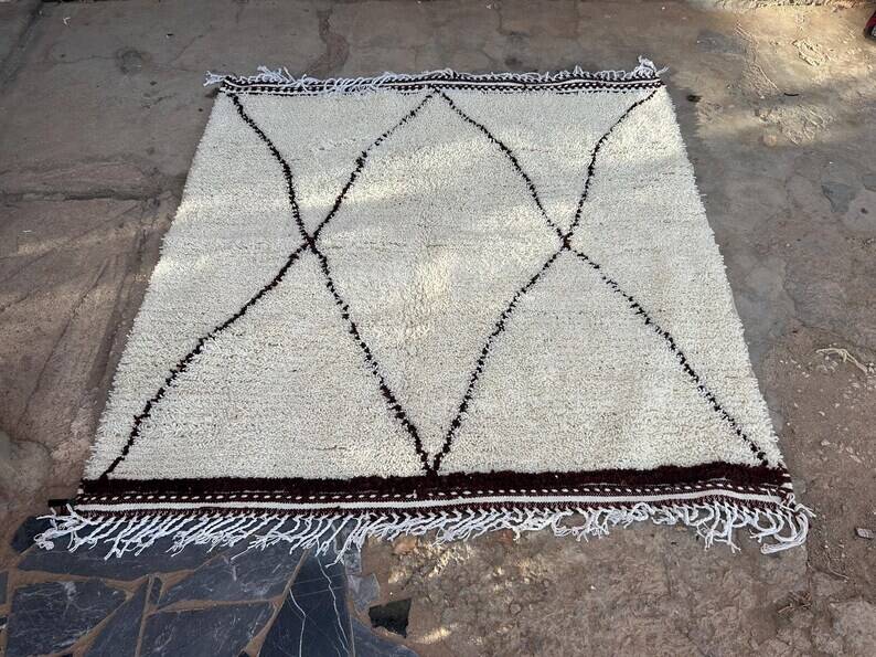 Handmade wool rug 200cm×200cm