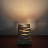 Limestone table lamp, 1960-70