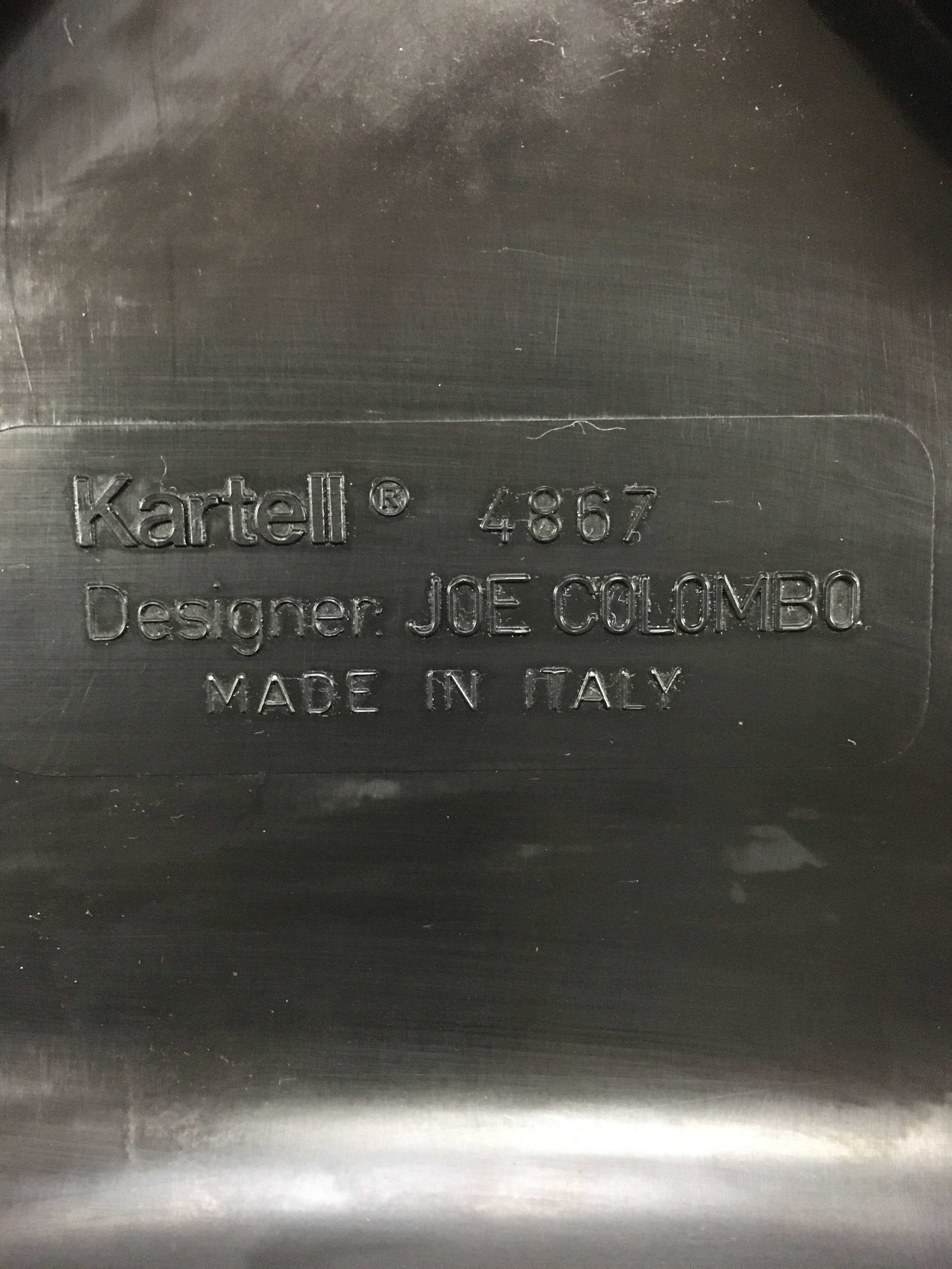 Universale Chair 4867 by Joe Colombo for Kartell, 1970 space age