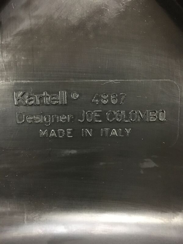 Chaise Universale 4867 par Joe Colombo pour Kartell, 1970 space age