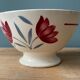 Set of 5 vintage badonviller earthenware bowls