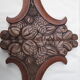 Deco wooden pediment
