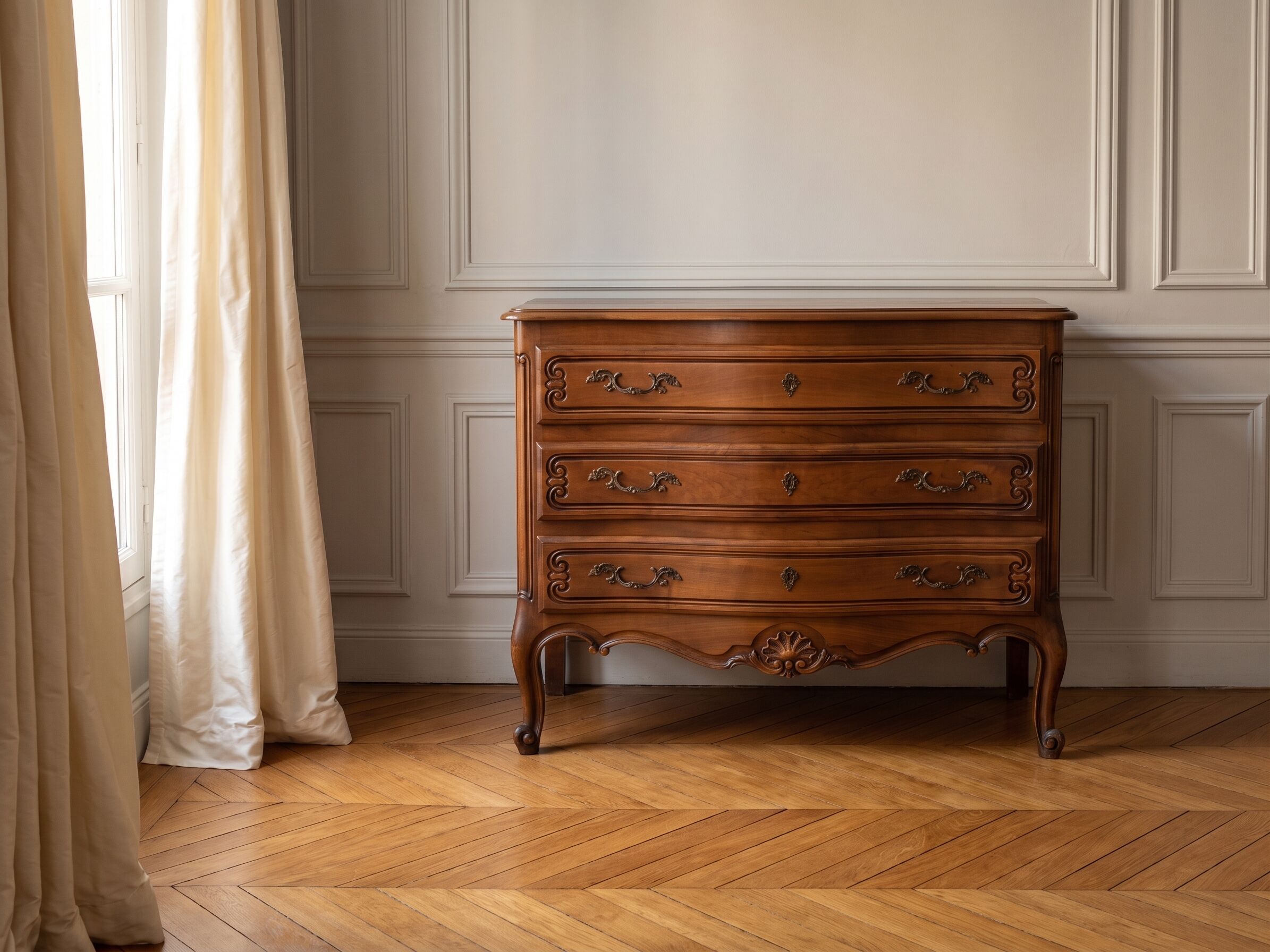 Meuble Commode 3 tiroirs - 102x50x82