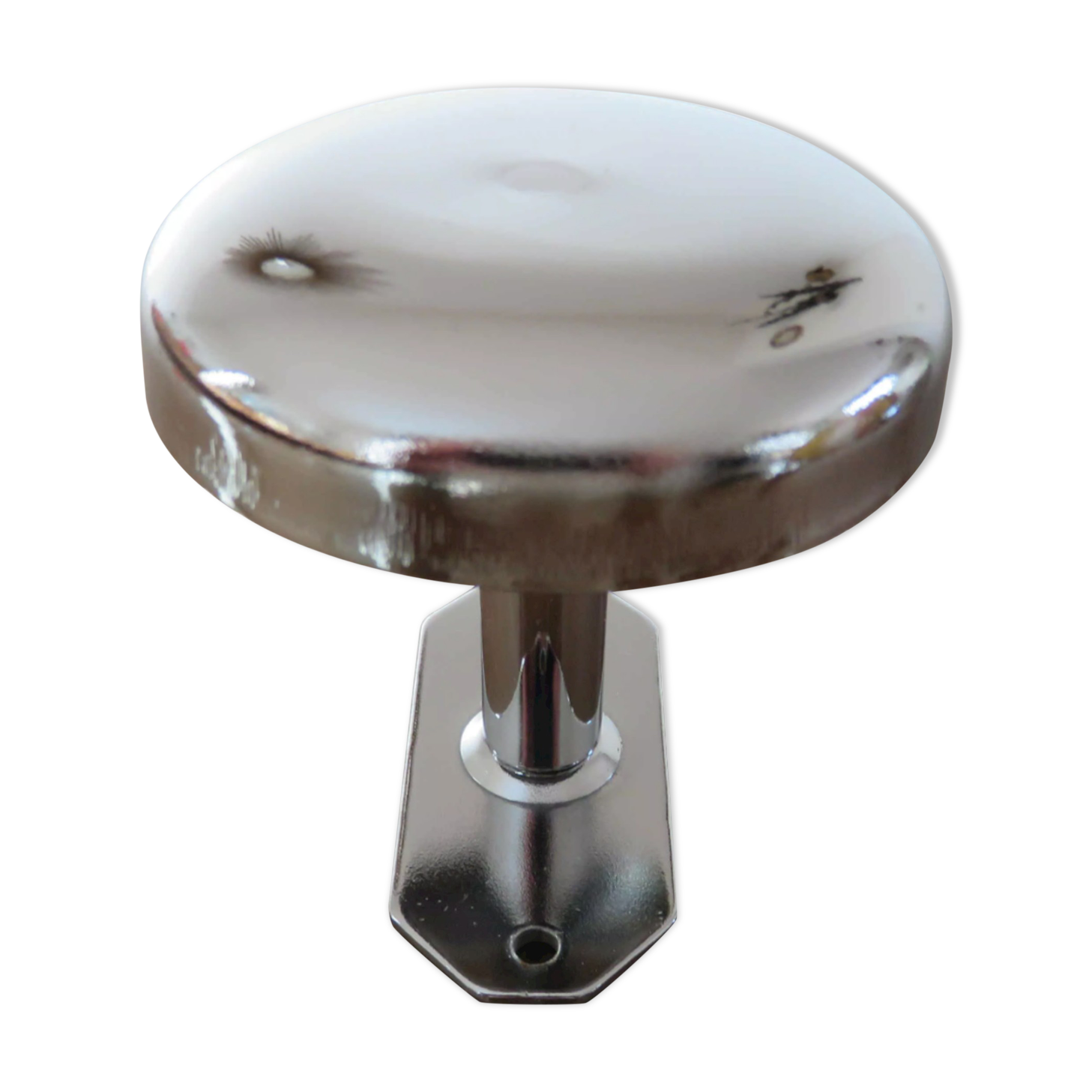 Chrome metal hook 70s