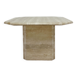 Travertine coffee table
