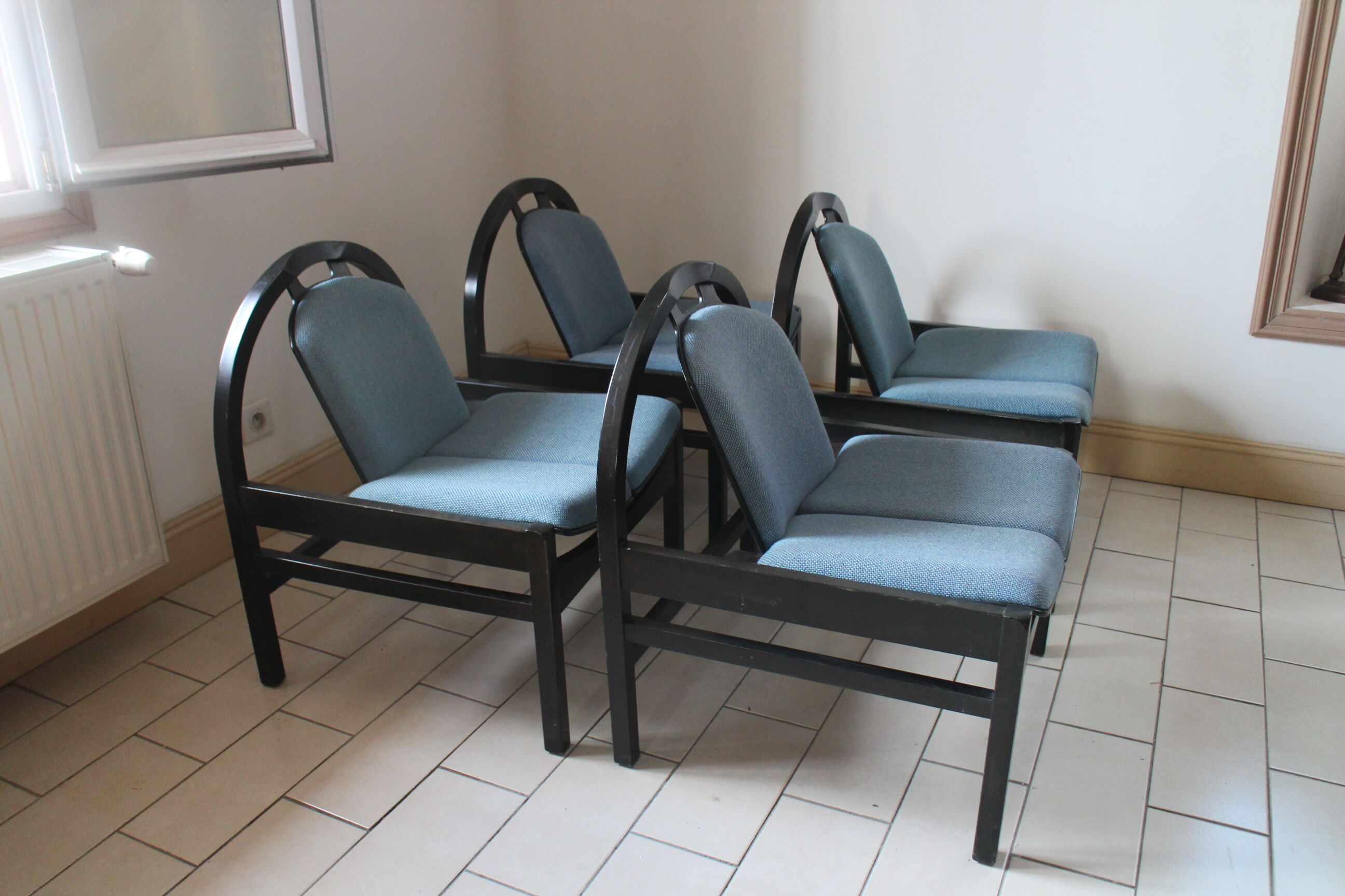 4 Baumann argos armchairs