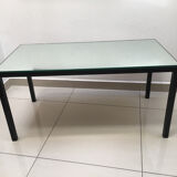 Metal and mirror coffee table