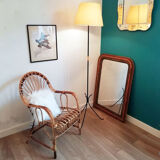 Floor lamp vintage black and yellow