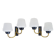 Pair of vintage Maison Arlus wall lights from the 1950s in brass, glass globe.