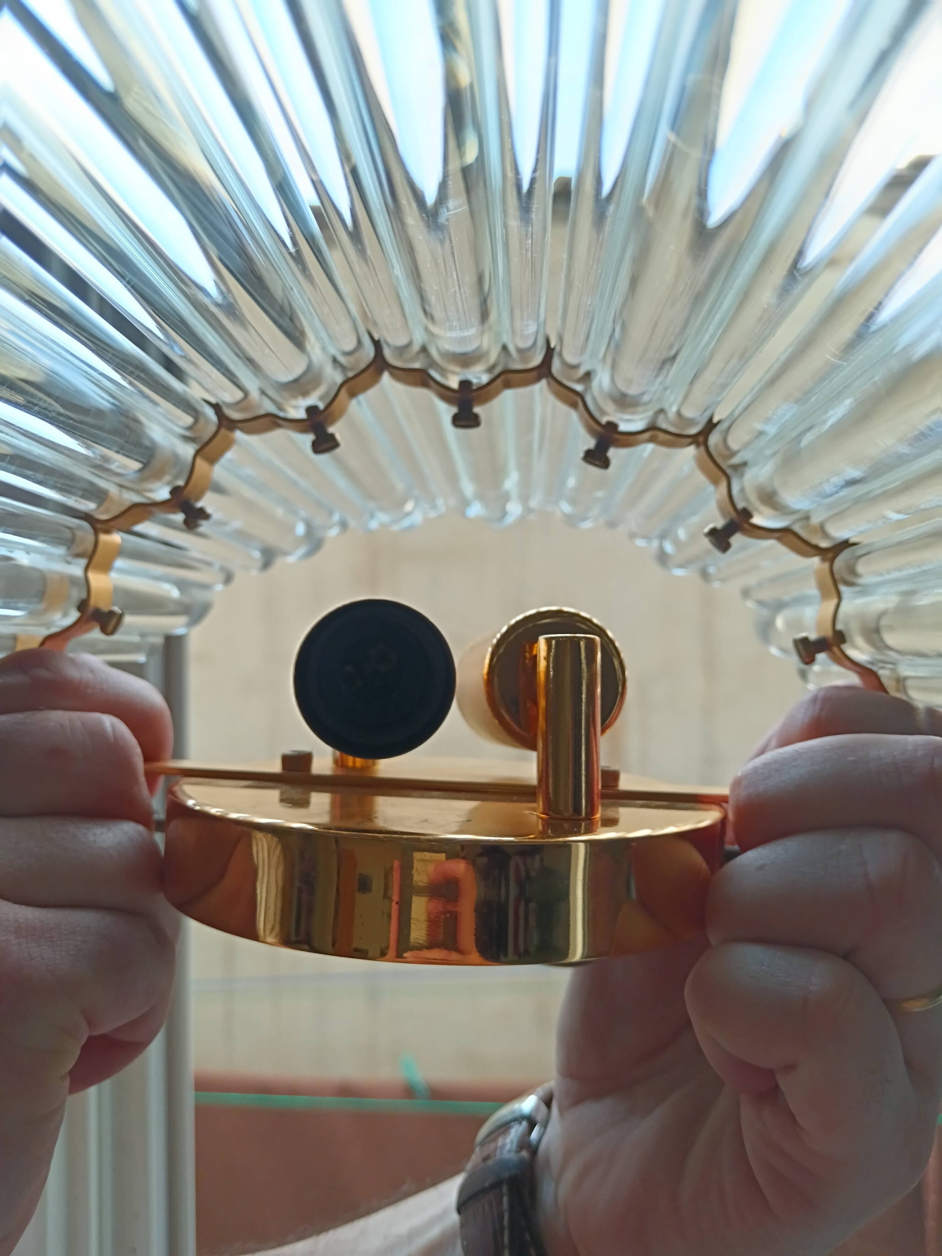 Applique Murale en Verre de Cristal. Style Venini