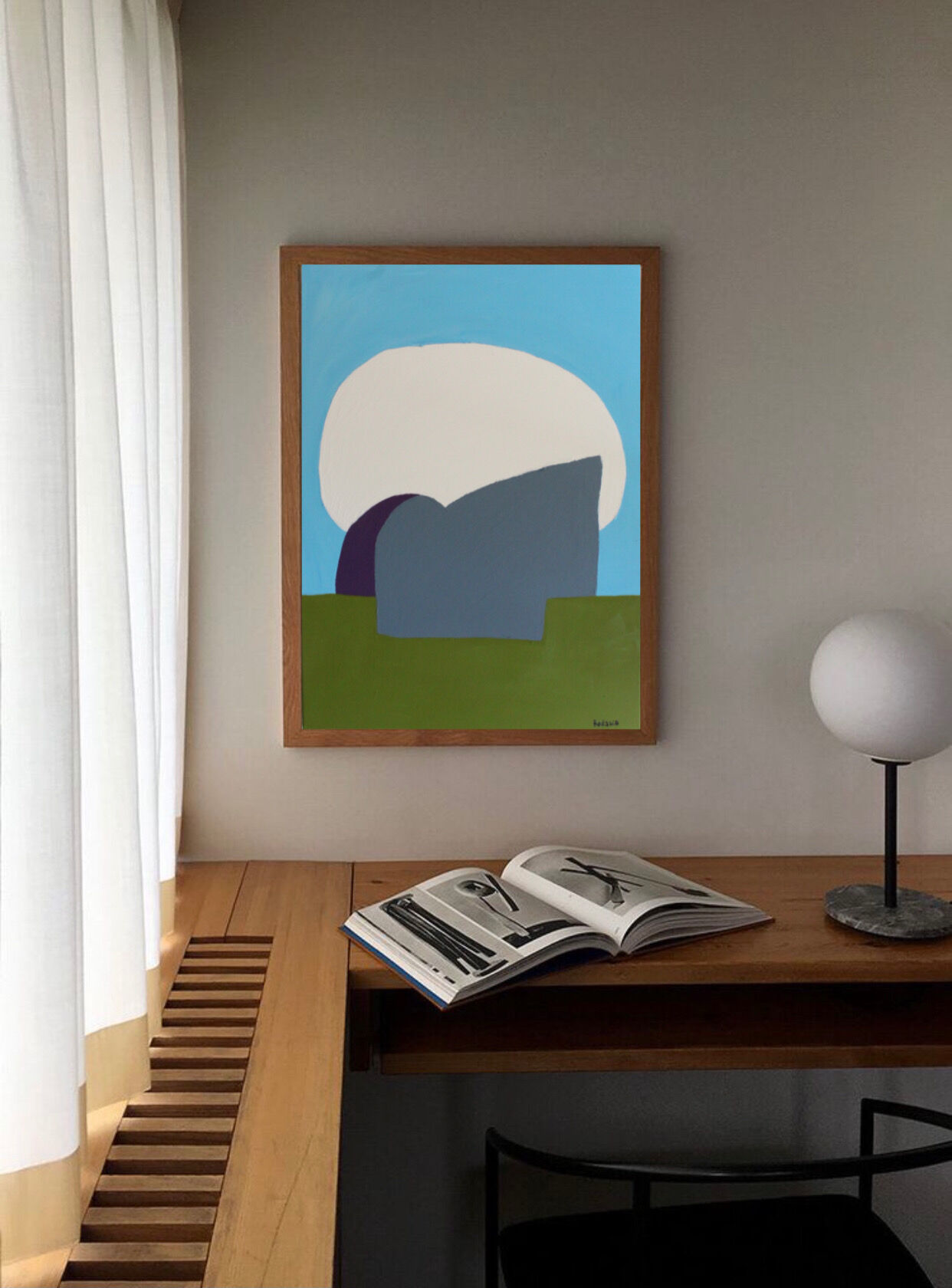 Original abstract painting 'vision of field'