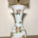 Baccarat Lampe Opaline peint main