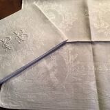Set of 6 19th century hunting napkins marked “PB”