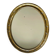 Miroir en bois doré patiné 58cm