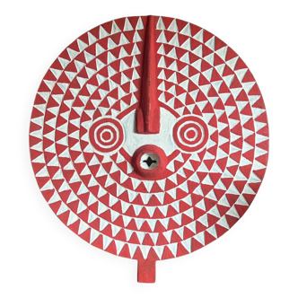 Masque soleil rouge (Burkina Faso)