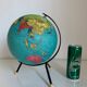 Globe terrestre vintage 1969 Taride tripode mappemonde - 27 cm