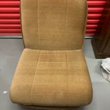 Ancienne chauffeuse en velours