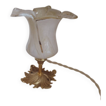 Murano flower bedside lamp