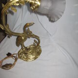 Bronze lamp art nouveau